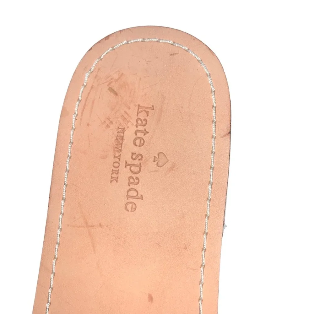 Kate Spade - Ixtapa Chili Pepper Slides, black w/embroidered chili peppers, 7.5